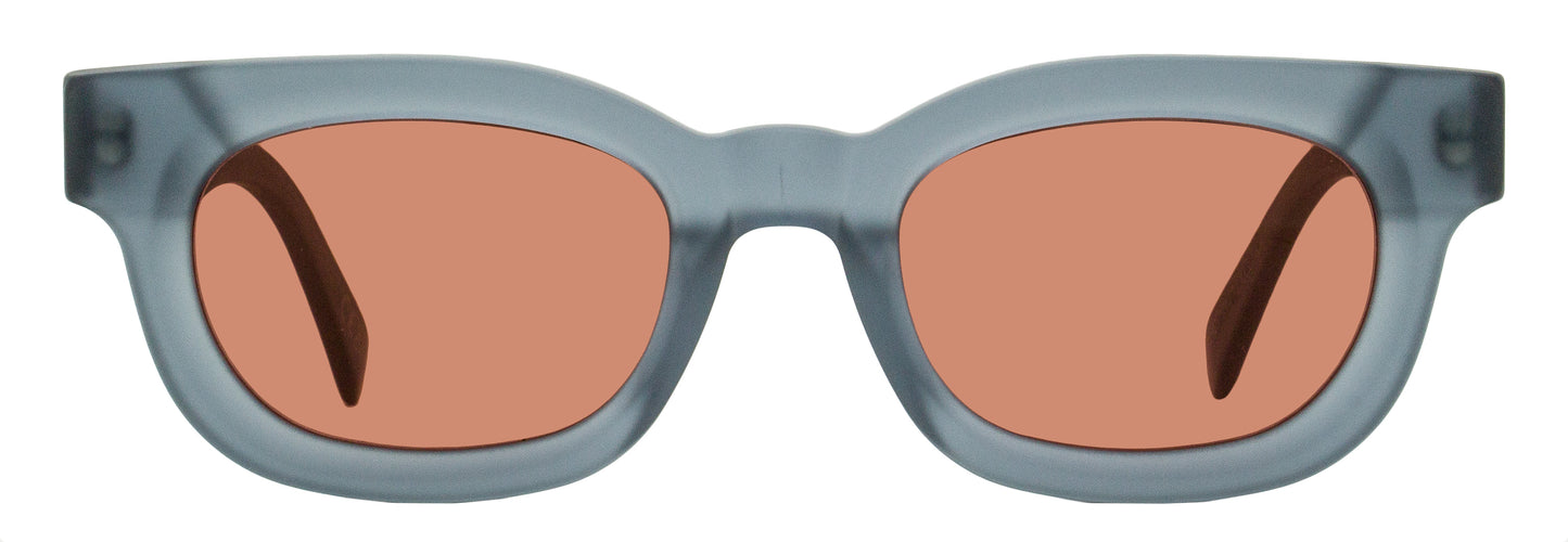 Retrosuperfuture Retro Oval Sunglasses Sempre ZQ3 Matte Stoned 52mm