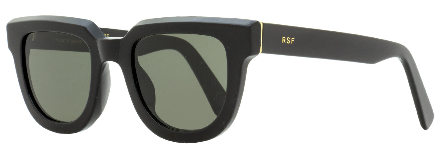 Retrosuperfuture Rounded Rectangular Sunglasses Serio GP0 Black 49mm