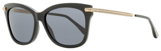 Jimmy Choo Rectangular Sunglasses Shade/S 807IR Black/Gold 55mm