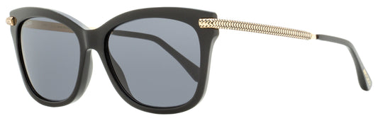 Jimmy Choo Rectangular Sunglasses Shade/S 807IR Black/Gold 55mm