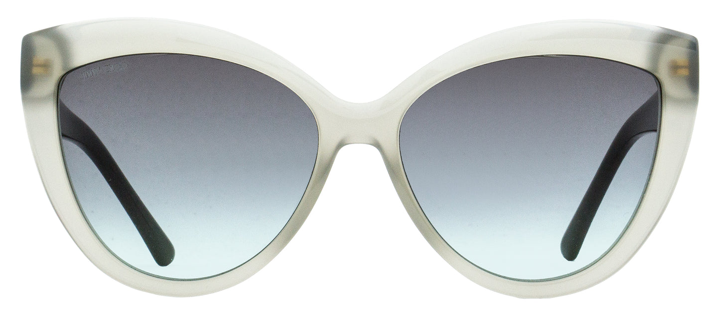 Jimmy Choo Butterfly Sunglasses Sinnie/G/S 1EDIB Green/Gray 57mm