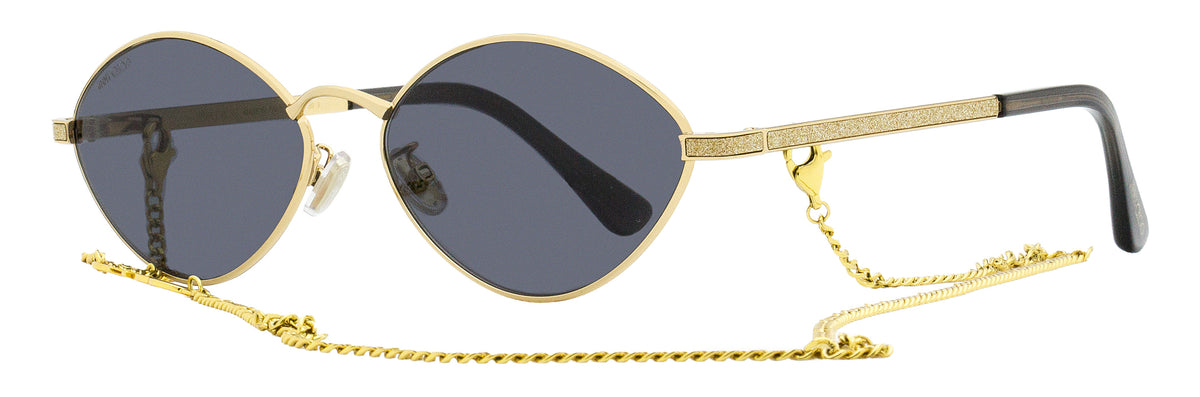 Jimmy Choo Chain Sonny Sunglasses 2F7IR Gold Grey 58mm  display picture 3