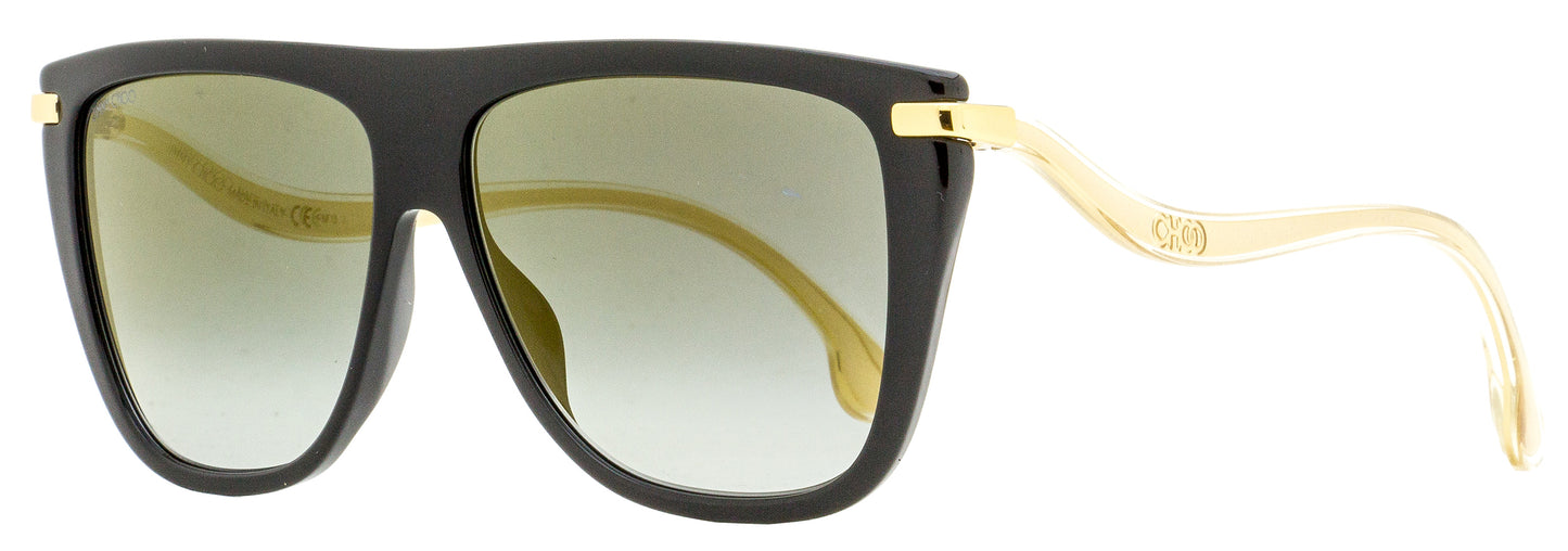 Jimmy Choo Browline Sunglasses Suvi/S 807FQ Black/Gold 58mm