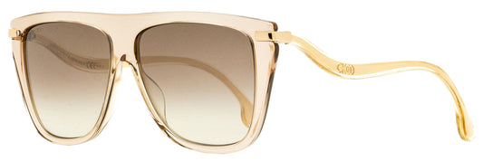 Jimmy Choo Browline Sunglasses Suvi/S FWMNQ Nude/Gold 58mm