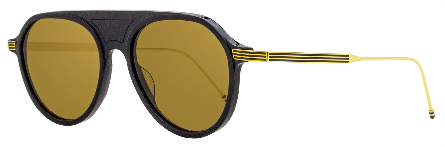 Thom Browne Pilot Sunglasses TB809 CNVYGLD Navy/Gold 55mm