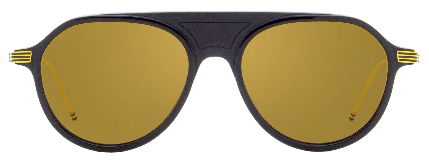 Thom Browne Pilot Sunglasses TB809 CNVYGLD Navy/Gold 55mm