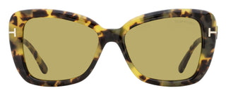 Tom Ford Maeve Butterfly Sunglasses TF1008 55J Vintage Havana 55mm FT1008