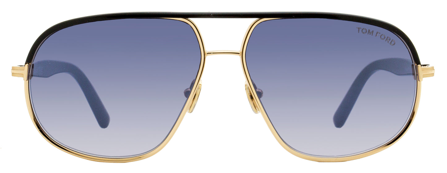 Tom Ford Maxwell Sunglasses TF1019 28B Black/Gold 59mm FT1019