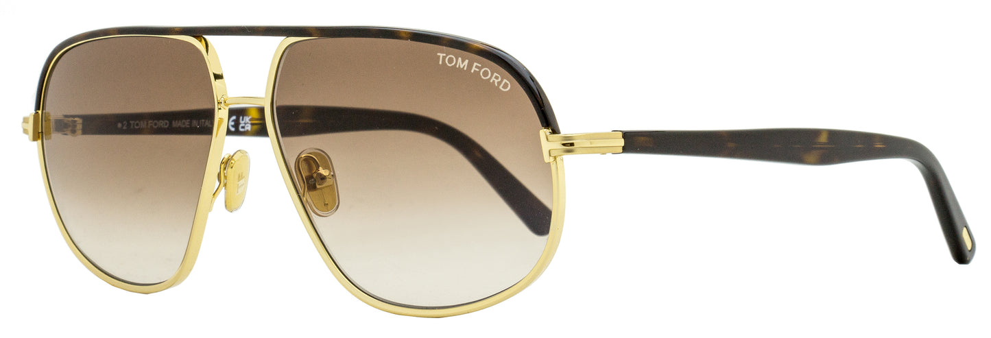 Tom Ford Maxwell Sunglasses TF1019 30F Havana/Gold 59mm FT1019