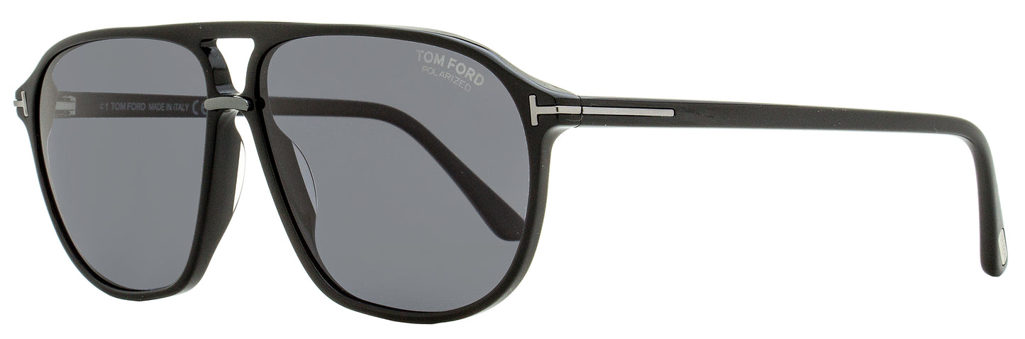 Tom Ford Navigator Sunglasses TF1026-N Bruce 01D Black/Gunmetal 61mm FT1026