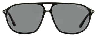 Tom Ford Navigator Sunglasses TF1026-N Bruce 01D Black/Gunmetal 61mm FT1026