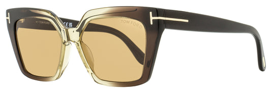 Tom Ford Winona Sunglasses TF1030 47J Brown-Amber 53mm FT1030