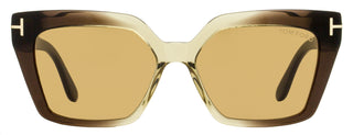Tom Ford Winona Sunglasses TF1030 47J Brown-Amber 53mm FT1030