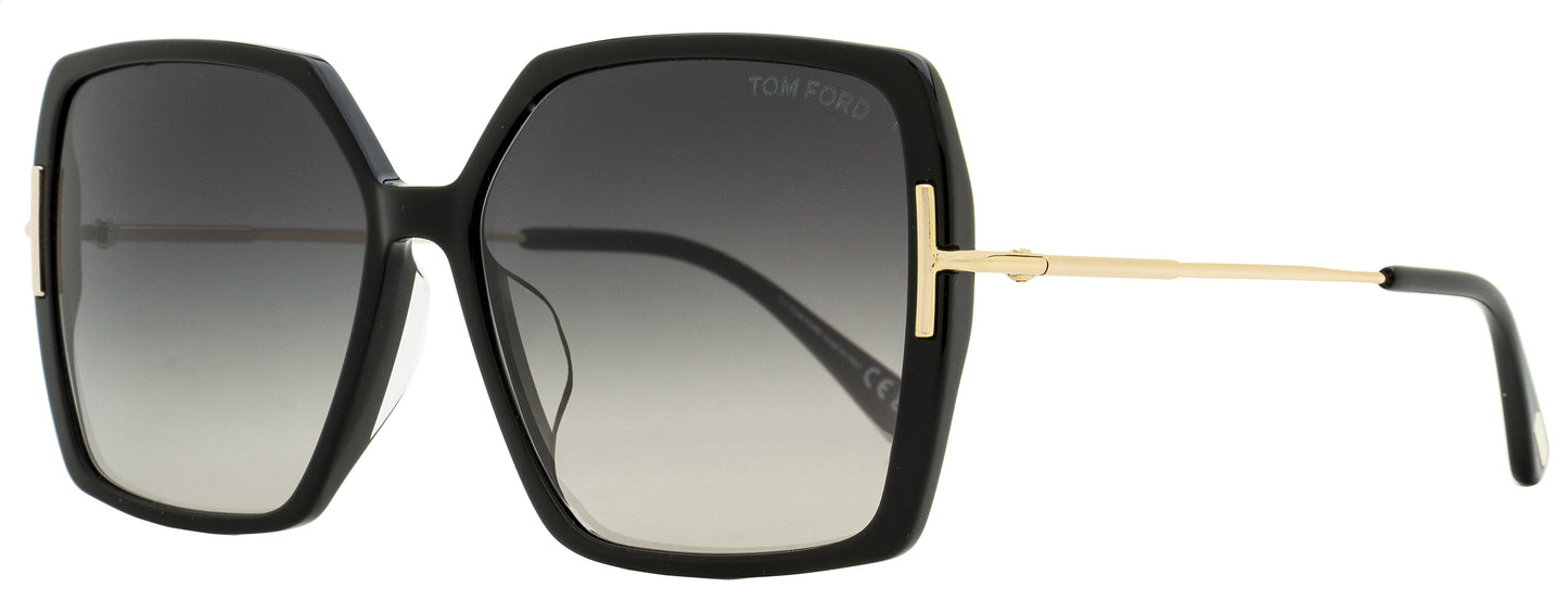 Tom Ford Joanna Butterfly Sunglasses TF1039 01B Black 59mm FT1039