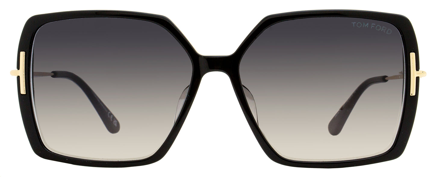 Tom Ford Joanna Butterfly Sunglasses TF1039 01B Black 59mm FT1039