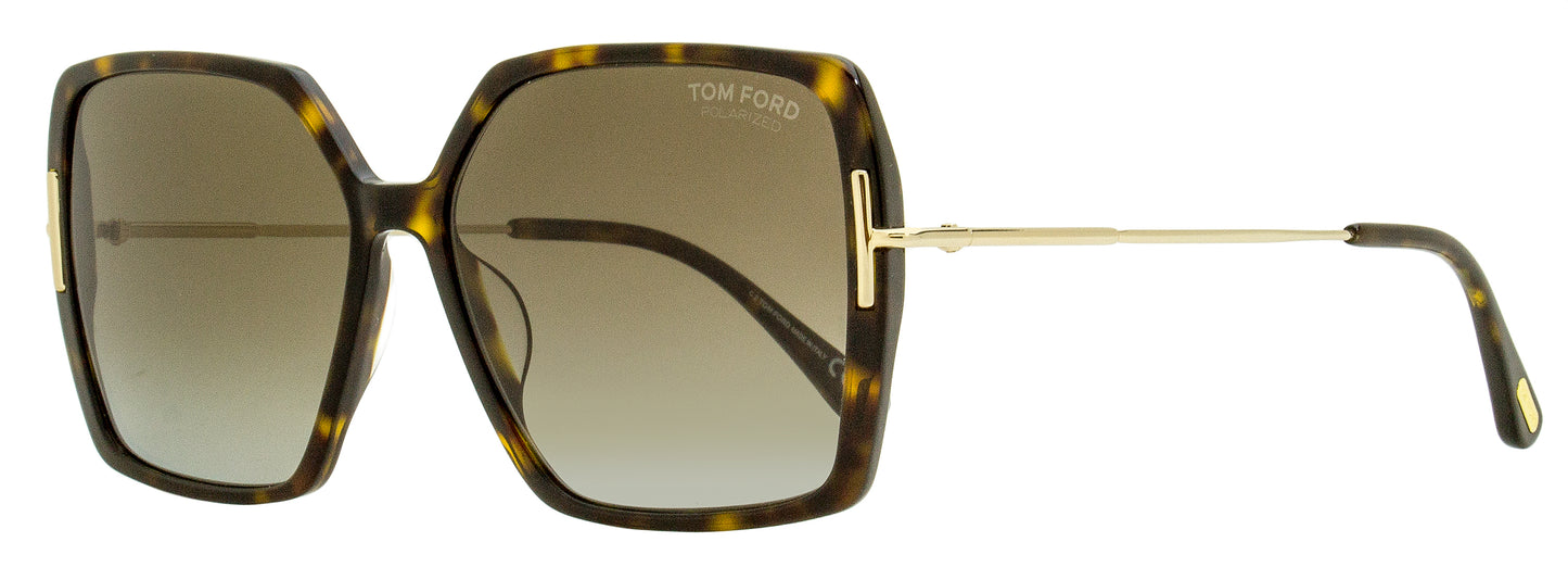 Tom Ford TF1039 Joanna Butterfly Sunglasses 52H Havana/Gold 59mm FT1039