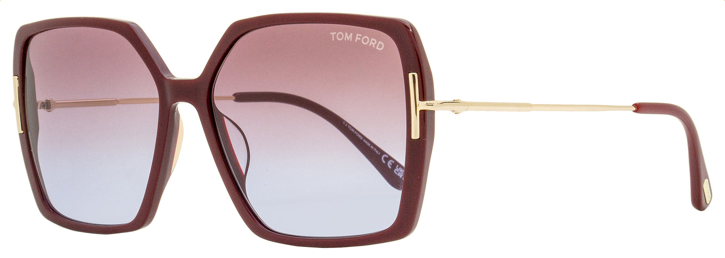 Tom Ford TF1039 Joanna Butterfly Sunglasses 69Z Bordeaux/Gold 59mm FT1039