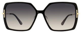 Tom Ford Joanna Alt Fit Sunglasses TF1039F 01B Black 59mm FT1039