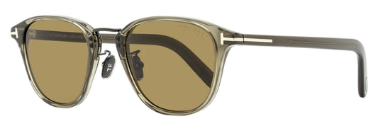 Tom Ford Oval Alt Fit Sunglasses TF1049-D 20J Transparent Gray 50mm FT1049