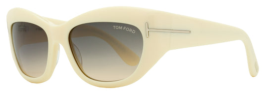 Tom Ford TF1065 Brianna Sunglasses 25B Ivory 55mm FT1065