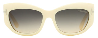 Tom Ford TF1065 Brianna Sunglasses 25B Ivory 55mm FT1065