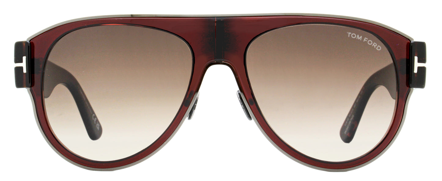 Tom Ford Lyle-02 Sunglasses TF1074 48T Brown/Gunmetal 58mm FT1074