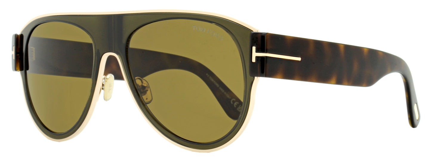 Tom Ford Lyle-02 Sunglasses TF1074 51J Sage/Havana/Gold 58mm FT1074