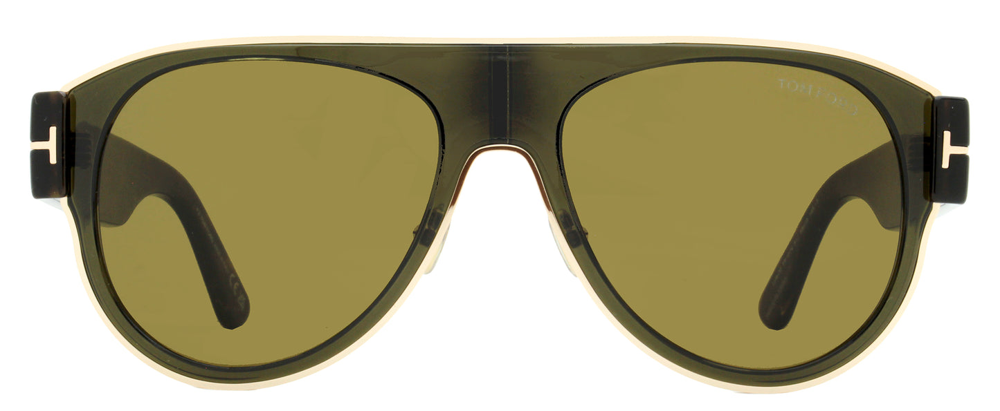 Tom Ford Lyle-02 Sunglasses TF1074 51J Sage/Havana/Gold 58mm FT1074