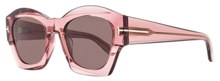 Tom Ford Guilliana Sunglasses TF1083 72E Transparent Pink 52mm FT1083