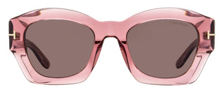 Tom Ford Guilliana Sunglasses TF1083 72E Transparent Pink 52mm FT1083