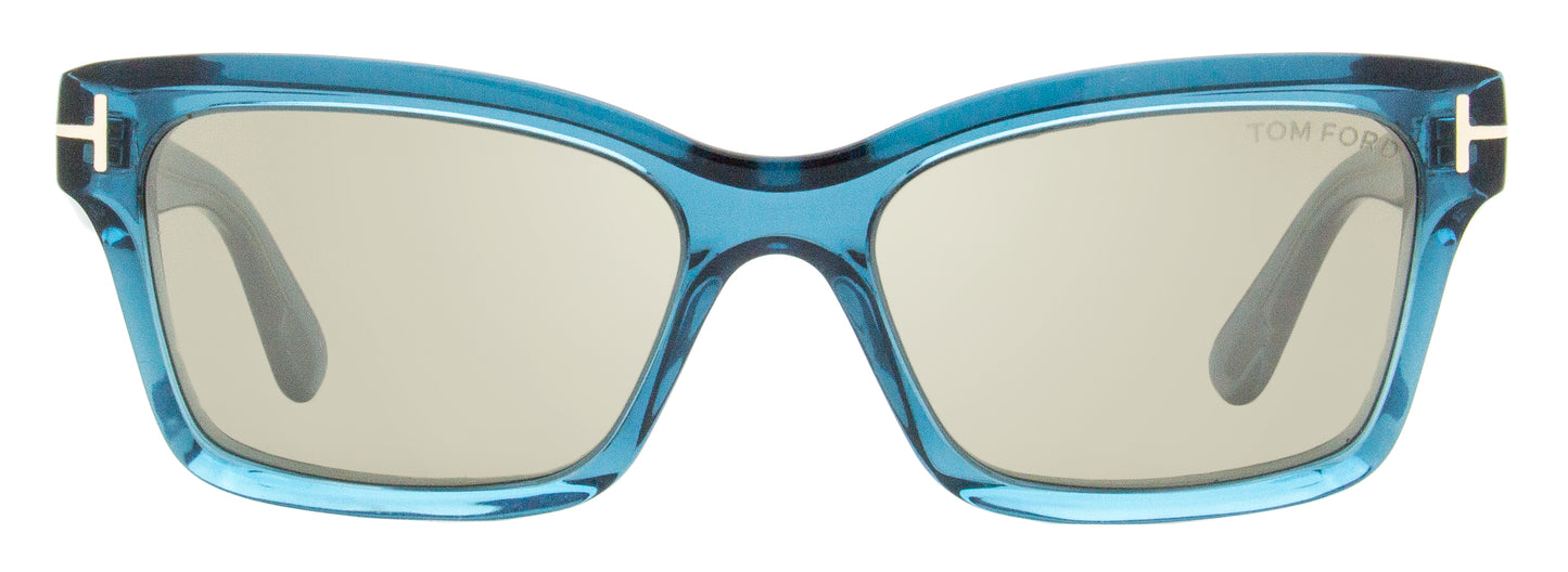 Tom Ford Mikel Sunglasses TF1085 90L Transparent Aqua, 54mm FT1085