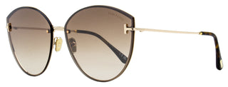 Tom Ford Evangeline Sunglasses TF1106 28G Gold/Havana 63mm FT1106