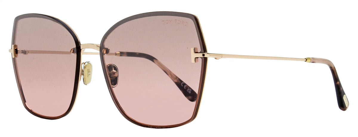 Tom Ford Nickie-02 Sunglasses TF1107 28U Gold/Rose Havana 62mm FT1107 Tom Ford Nickie-02 Sunglasses TF1107 28U Gold/Rose Havana  main image 3