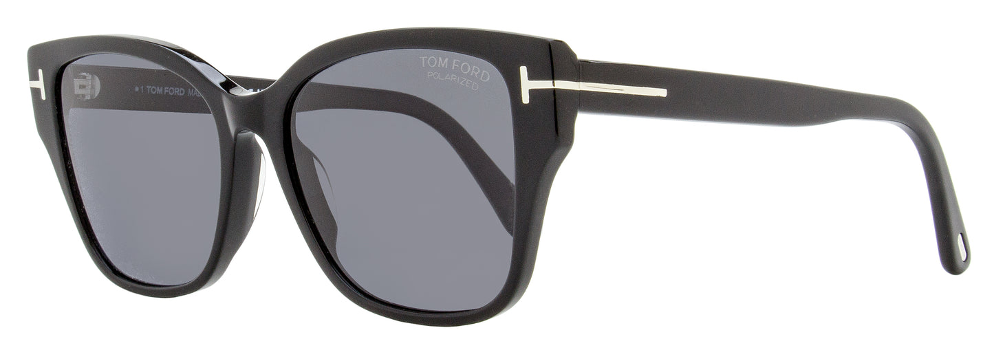 Tom Ford Polarized Elsa Sunglasses TF1108 01D Black 55mm FT1108