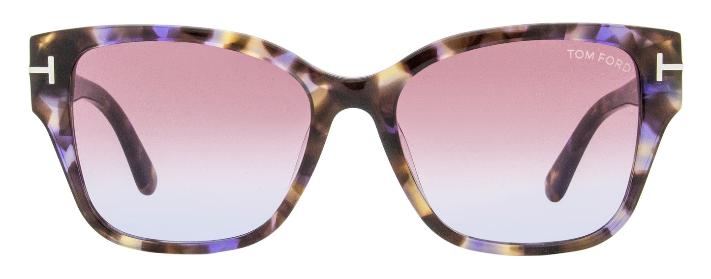 Tom Ford Elsa Sunglasses TF1108 55Z Violet Havana 55mm FT1108