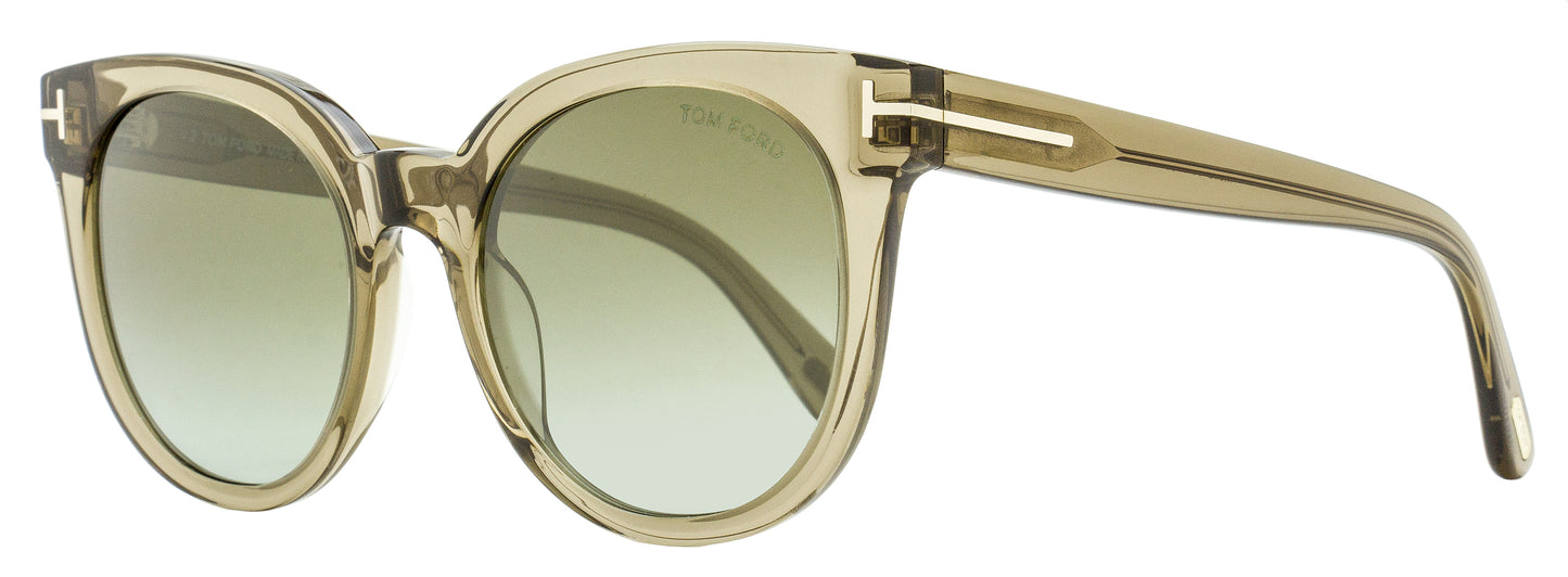 Tom Ford Moira Sunglasses TF1109 45G Transaparent Brown 53mm FT1109