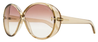 Tom Ford Edie-02 Sunglasses TF1116 45T Transparent Brown 64mm FT1116
