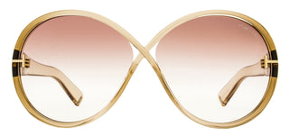Tom Ford Edie-02 Sunglasses TF1116 45T Transparent Brown 64mm FT1116