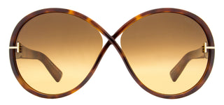 Tom Ford Edie-02 Sunglasses TF1116 53F Blonde Havana 64mm FT1116