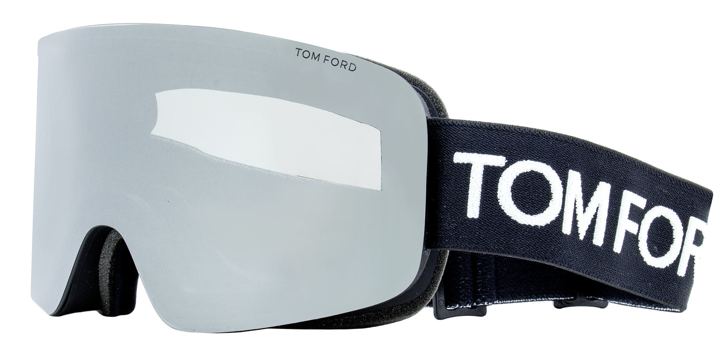 Tom Ford Interchangeable Lens Ski Goggles TF1124 01C Black FT1124