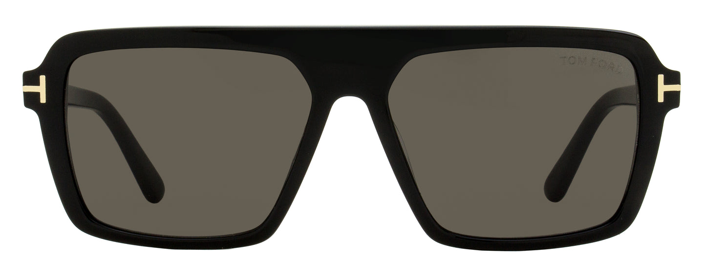 Tom Ford Vincent Sunglasses TF1176 01A Black  56mm FT1176