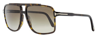 Tom Ford Kemp Pilot Sunglasses TF1177 52B Dark Havana 59mm