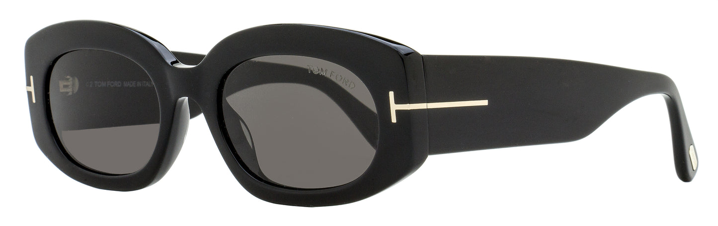 Tom Ford Cielle Sunglasses TF1187 01A Black 52mm FT1187