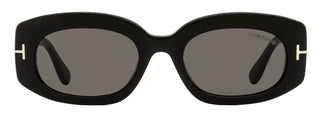 Tom Ford Cielle Sunglasses TF1187 01A Black 52mm FT1187