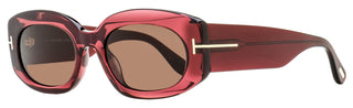 Tom Ford Cielle Sunglasses TF1187 69E Bordeaux 52mm FT1187