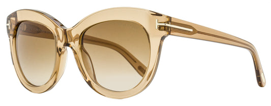 Tom Ford Odette Sunglasses TF1189 45F Transaparent Brown 53mm FT1189