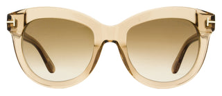 Tom Ford Odette Sunglasses TF1189 45F Transaparent Brown 53mm FT1189