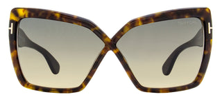 Tom Ford Fiore Sunglasses TF1195 52B Dark Havana 63mm FT1195