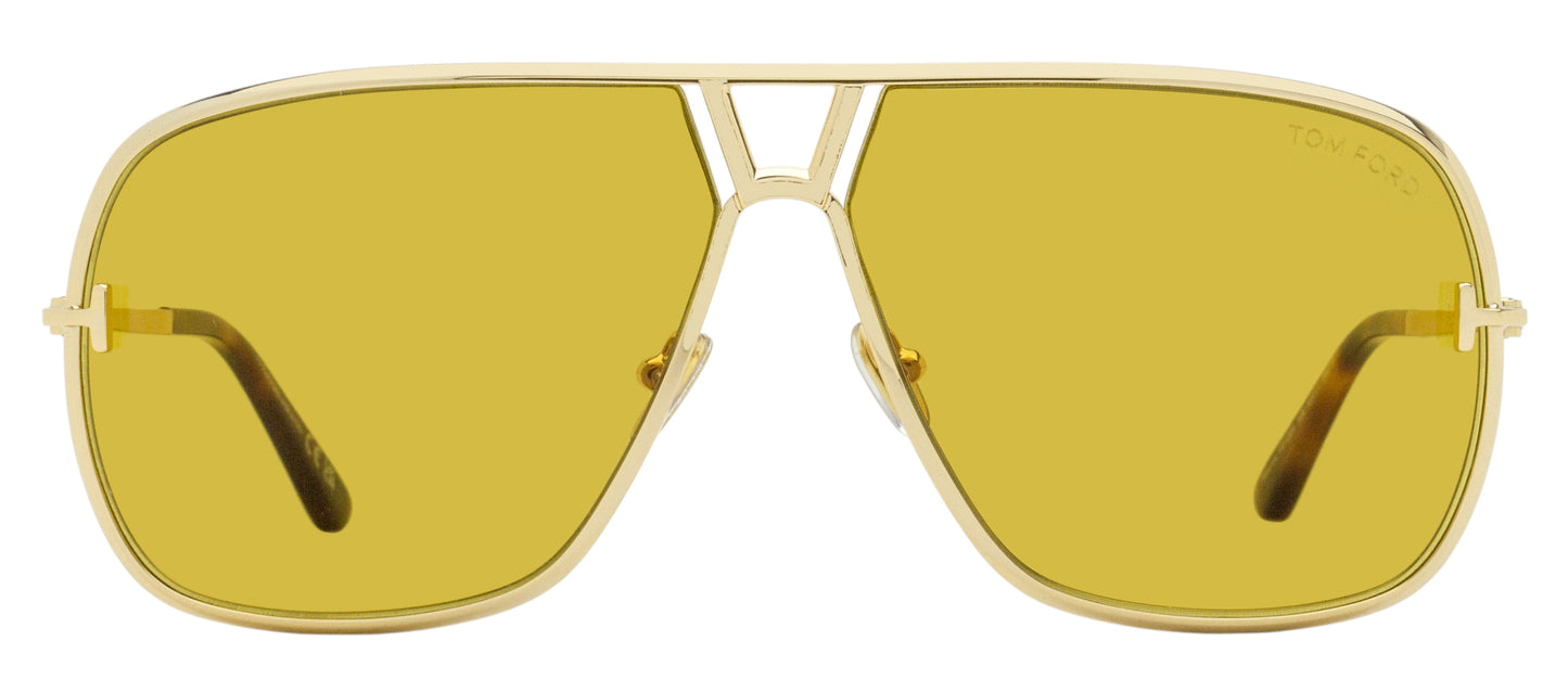 Tom Ford Stavros Sunglasses TF1204 30E Gold/Havana 63mm FT1204