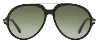 Tom Ford Aalto Pilot Sunglasses TF1210 01B Black/Gold 59mm FT1210